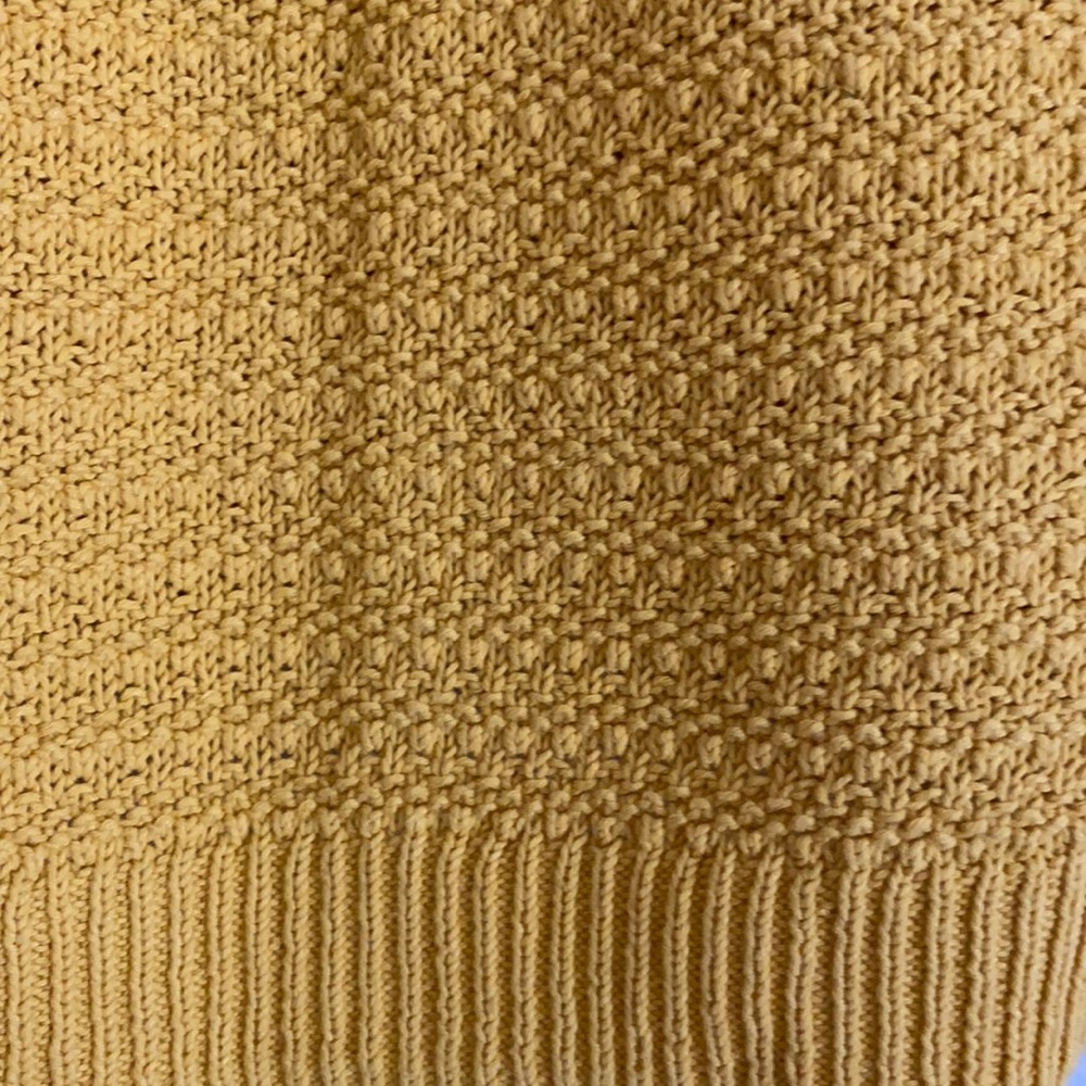 Colorblock Crocheted Ruffle-Strap Sweater Tank - Picture 7 of 7